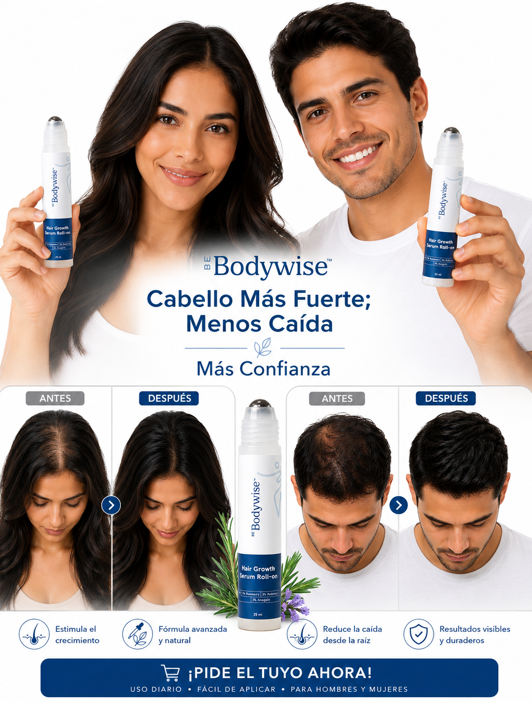 Bodywise Hair Growth Rolon